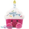 Palm Pals Verjaardag Cupcake Pluche Knuffel 15 cm
