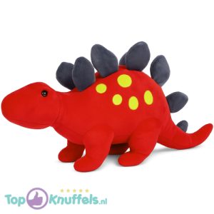 Stegosaurus Rood Dinosaurus Pluche Knuffel 50 cm