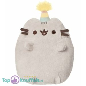 Pusheen Verjaardag Mini Pluche Knuffel Grijze Kat 13 cm