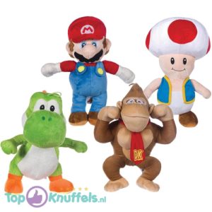 Super Mario Bros Pluche Knuffel Set 20 cm