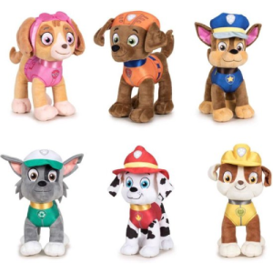 Paw Patrol (Set van 6) Pluche Knuffel 21 cm