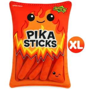 Snack Zakje met Spicy Peper Sticks Pluche Knuffel XL 50 cm