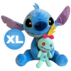Stitch met Scrump - Lilo & Stitch Disney Pluche Knuffel XL 60 cm