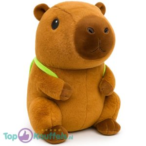 Capybara met Rugzak Pluche Knuffel XL 45 cm - Capibara