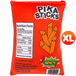 Snack Zakje met Spicy Peper Sticks Pluche Knuffel XL 50 cm