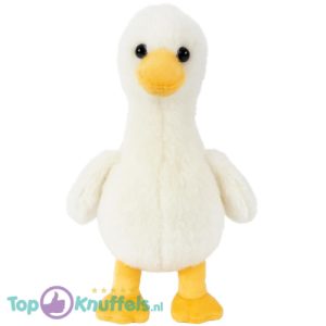 Gans Wit Pluche Knuffel Dier 40 cm
