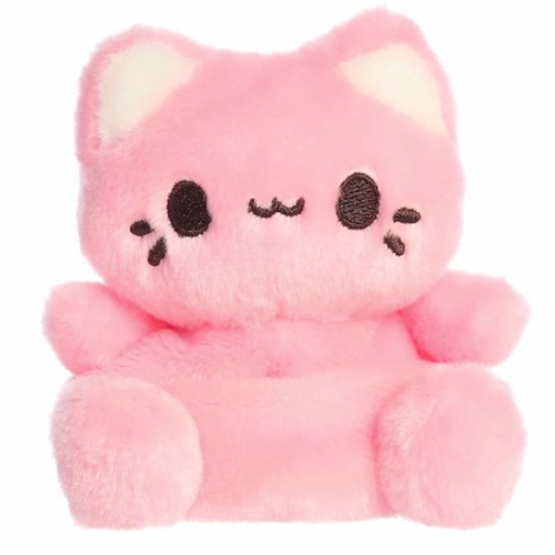Palm Pals Tasty Peach Kat (Roze) Pluche Knuffel 15 cm