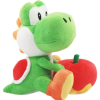 Yoshi met Appel Super Mario Bros Pluche Knuffel 25 cm
