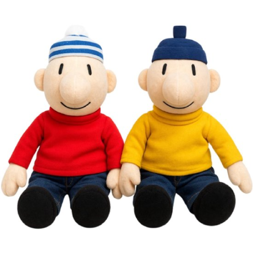 Buurman en Buurman Pluche Knuffel Set 25 cm