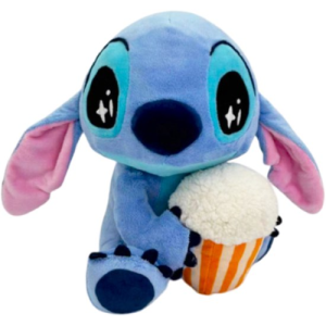 Stitch met Popcorn Disney Pluche Knuffel 30 cm