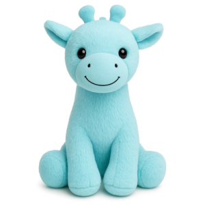 Giraffe (Blauw) Pluche Knuffel 30 cm
