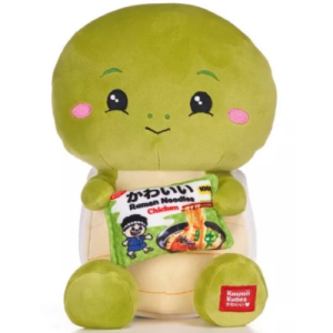 Schildpad met Noodles Pluche Knuffel Squishy 28 cm