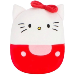 Hello Kitty (Rood) Squishy Kawaii Pluche Knuffel 35 cm