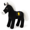 Paard (Zwart) Pluche Knuffel 30 cm