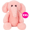Olifant (Roze) Pluche Knuffel XXL 80 cm