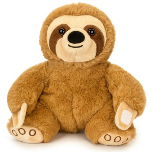 Luiaard Bruin Zittend Pluche Knuffel 25 cm