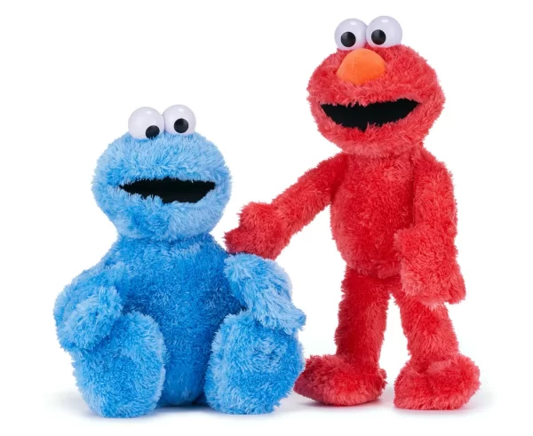Sesamstraat Set van 8 Pluche Knuffels 40 cm