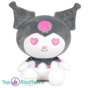 Kuromi (Grijs) Hello Kitty Pluche Knuffel 20 cm