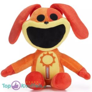 Poppy Playtime Smiling Critters (Oranje) Pluche Knuffel 25 cm