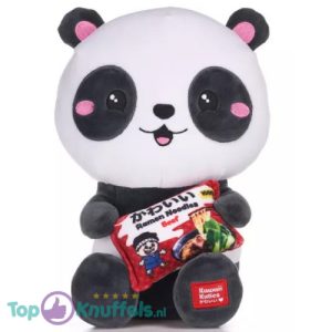 Panda met Noodles Pluche Knuffel Squishy 25 cm