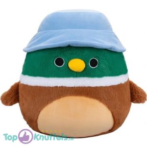 Squishmallows Avery Eend met Blauwe Hoed Pluche Knuffel XL 50 cm