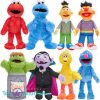 Sesamstraat Set van 8 Pluche Knuffels 40 cm