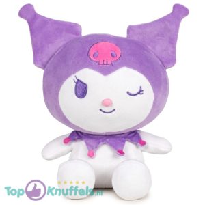 Kuromi (Paars) Hello Kitty Pluche Knuffel 20 cm
