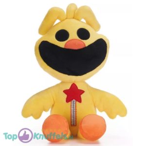 Poppy Playtime Smiling Critters (Geel) Pluche Knuffel 25 cm