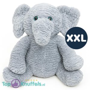 Olifant (Grijs) Pluche Knuffel XXL 80 cm