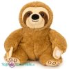 Luiaard Bruin Zittend Pluche Knuffel 25 cm