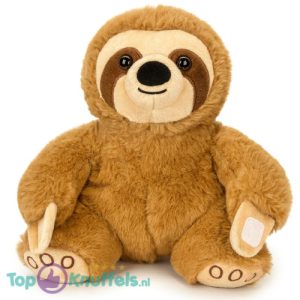 Luiaard Bruin Zittend Pluche Knuffel 25 cm