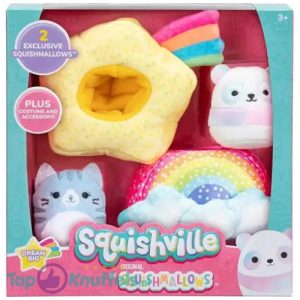 Dream Big Sunny Squishville Squishmallows Pluche Knuffel (4 delig) 20 cm