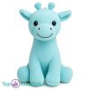 Giraffe (Blauw) Pluche Knuffel 30 cm