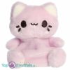 Palm Pals Tasty Peach Kat (Lila) Pluche Knuffel 15 cm