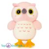 Uil (Roze) Pluche Knuffel Vogel 30 cm