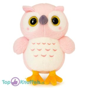 Uil (Roze) Pluche Knuffel Vogel 30 cm