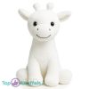 Giraffe (Wit) Pluche Knuffel 30 cm