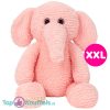 Olifant (Roze) Pluche Knuffel XXL 80 cm
