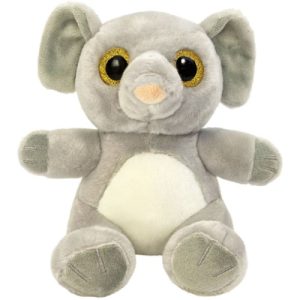 Olifant Glitterogen Pluche Knuffel 25 cm