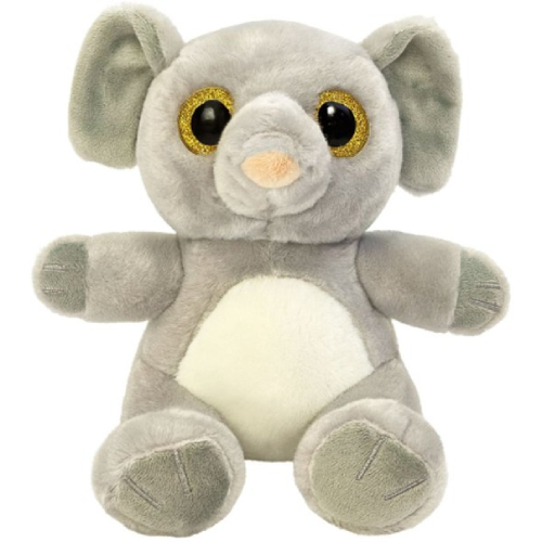 Olifant Glitterogen Pluche Knuffel 25 cm