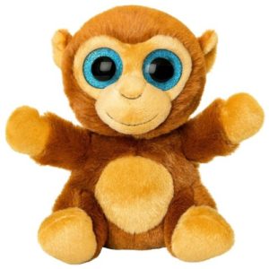 Aap Glitterogen Pluche Knuffel 25 cm