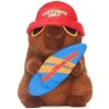 Capibara met Surfplank Pluche Knuffel 26 cm