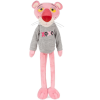 Pink Panther Grijze Trui Pluche Knuffel 55 cm