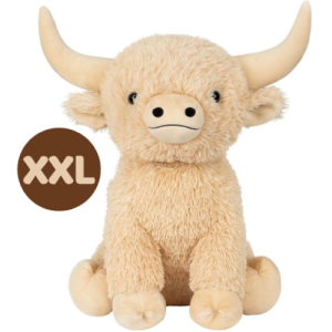 Stier (Beige) Pluche Knuffel XXL 100 cm - highlander Hooglander