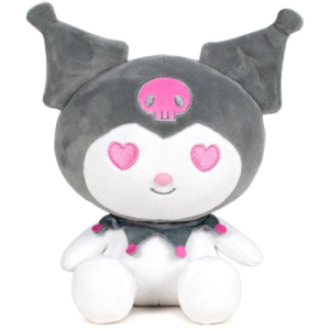 Kuromi (Grijs) Hello Kitty Pluche Knuffel 20 cm
