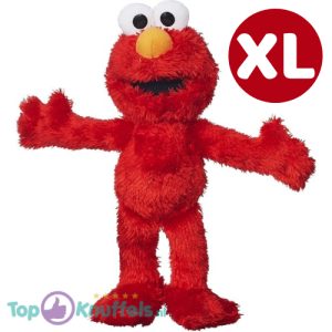 Elmo - Sesamstraat Pluche Knuffel XL 80 cm