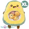 Avocado Kussen Pluche Knuffel XL 50 cm