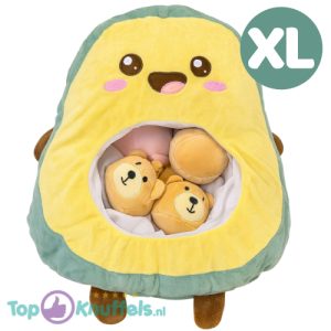 Avocado Kussen Pluche Knuffel XL 50 cm