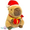 Capibara Kersmuts en Cadeau Pluche Knuffel 26 cm