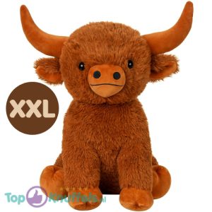 Stier (Bruin) Pluche Knuffel XXL 100 cm